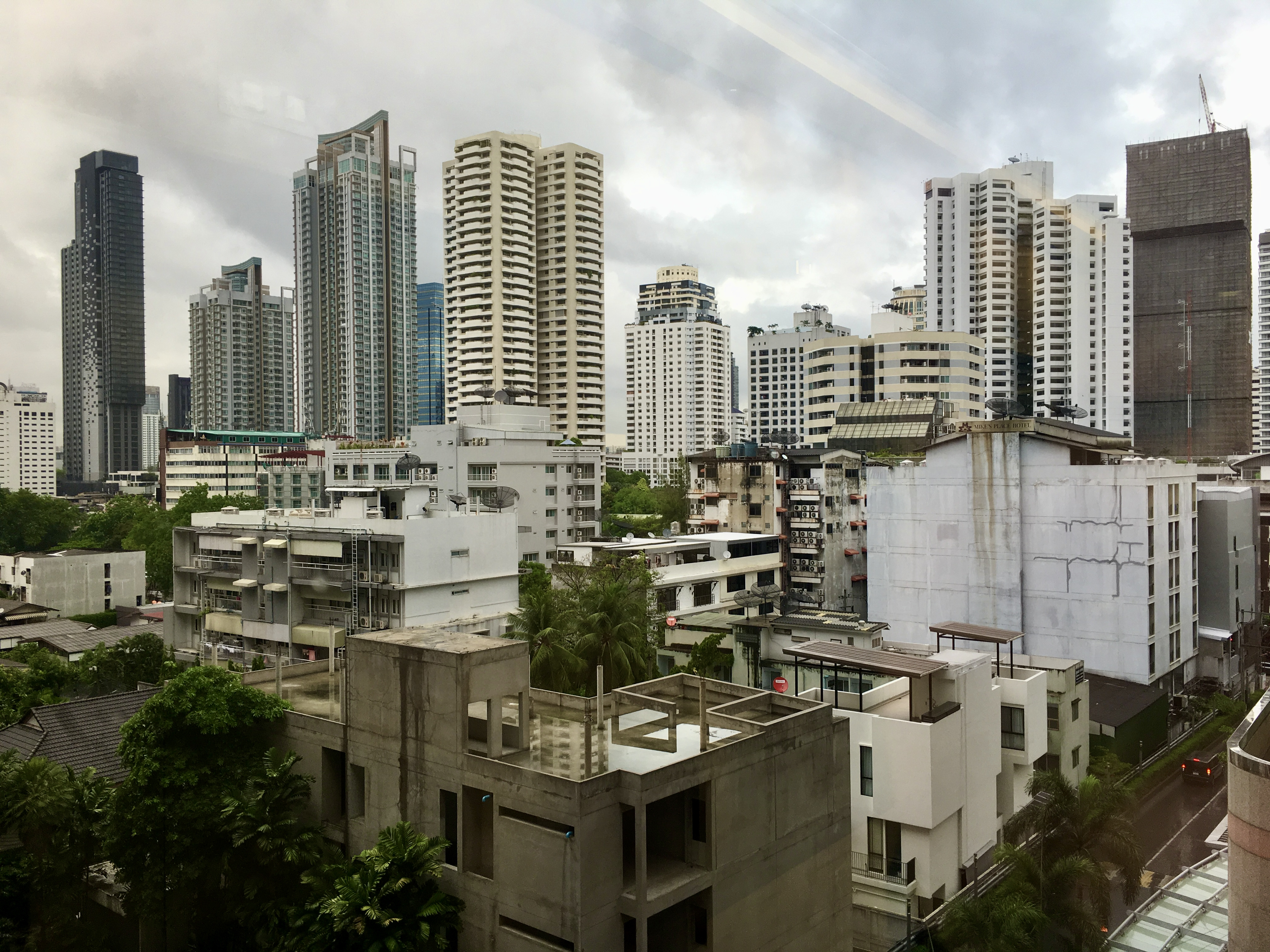 A Bangkok hospital view